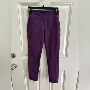 Ivivva Lululemon Girls Pocket Leggings Size 10
